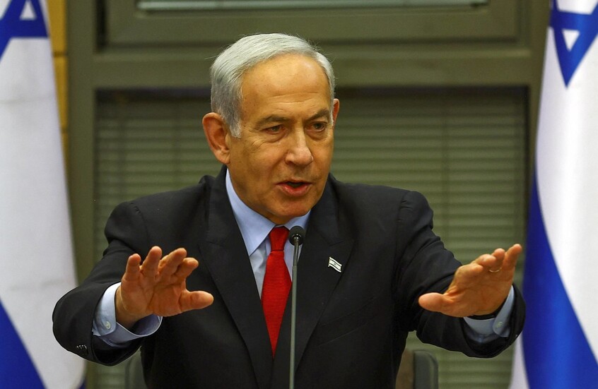 رئيس الوزراء الإسرائيلي بنيامين نتنياهو