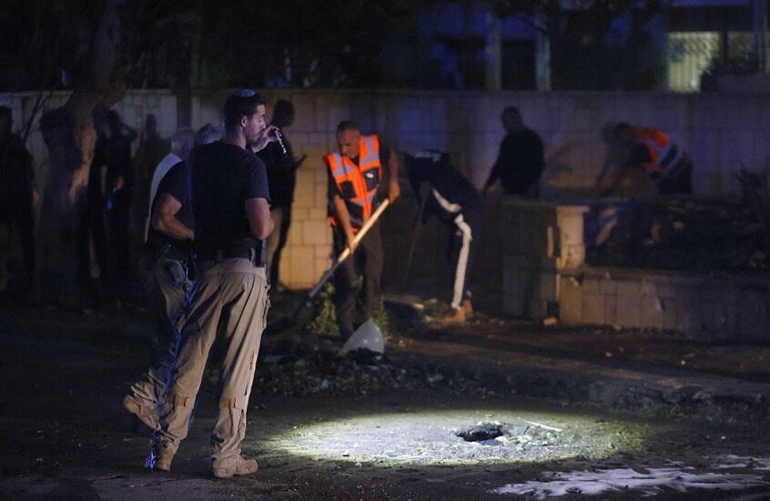 رصد إطلاق صاروخ من قطاع غزة باتجاه إسرائيل - صورة أرشيفية، ابريل 2025. / Globallookpress