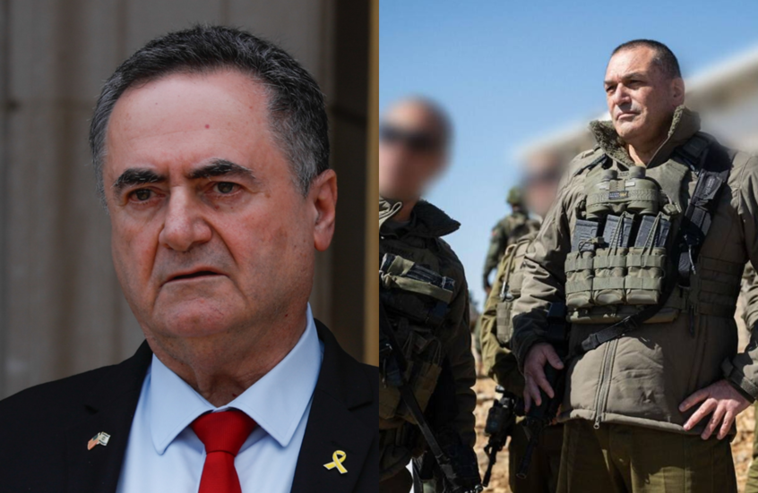 وزير الدفاع الإسرائيلي يسرائيل كاتس (يسار)، رئيس أرطان الجيش الإسرائيلي إيال زامير (يمين). / Gettyimages.ru