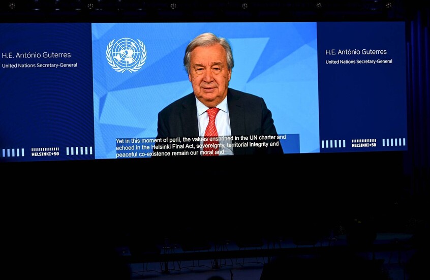 أمين عام الأمم المتحدة، أنطونيو غوتيريش، 31 يوليو 2025 / Globallookpress