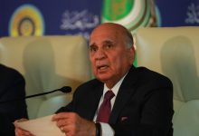 وزير الخارجية العراقي فؤاد حسين يتحدث خلال مؤتمر صحفي في ختام القمة العربية الرابعة والثلاثين في بغداد / Globallookpress