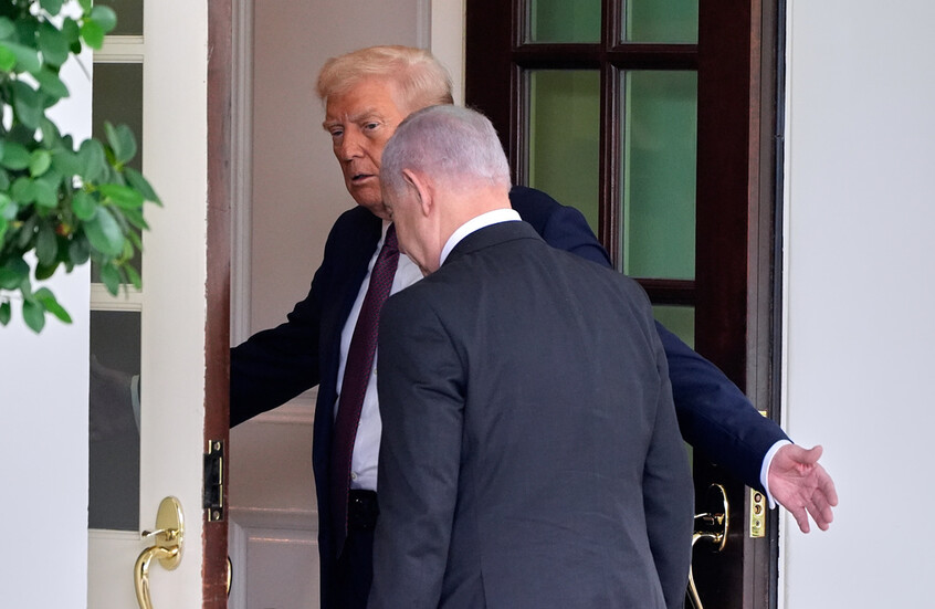 ترامب يستقبل نتنياهو في البيت الأبيض / AP