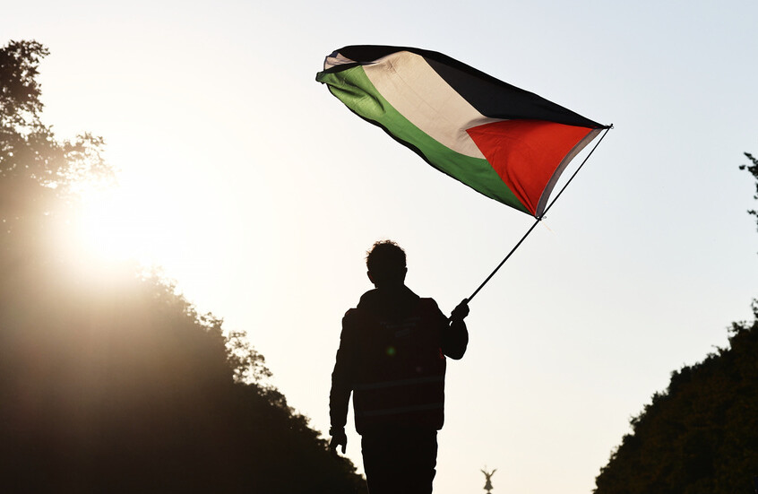 علم فلسطين / AP