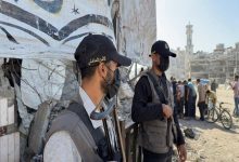 صورة لعناصر الأمن الداخلي الفلسطيني تنتشر في غزة حسب وسائل إعلام عبرية.