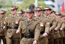 عرض عسكري لجنود في الجيش الأسترالي / Globallookpress