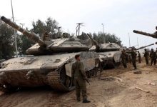 قوات وآليات عسكرية إسرائيلية على حدود قطاع غزة / Globallookpress