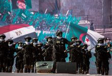 عناصر في كتائب عز الدين القسام خلال استعراض عسكري في مدينة غزة / Globallookpress