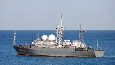 سفينة تجسس عسكرية روسية من فئة "فيشنيا"