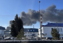 حريق في إحدى المؤسسات الإنتاجية في ريازان (صورة أرشيفية) / Sputnik