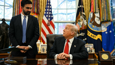 اللقاء الأول بين الرئيس الأمريكي دونالد ترامب وعمدة نيويورك المنتخب زهران ممداني.