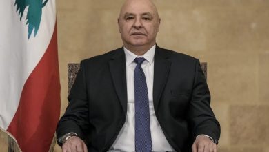 الرئيس اللبناني جوزيف / AP