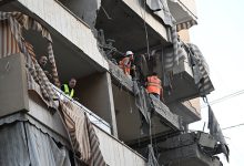 موقع الغارة التي استهدفت هيثم علي الطباطبائي / Gettyimages.ru