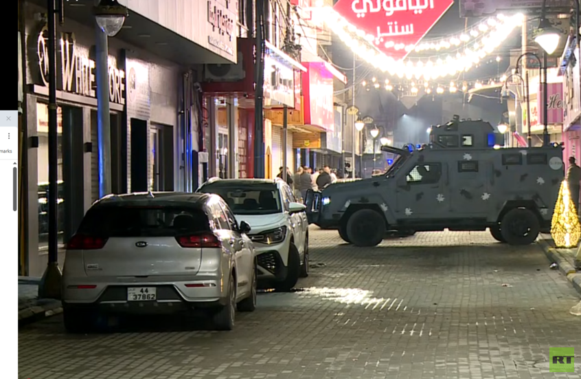 جانب من المداهمة من الرمثا / RT