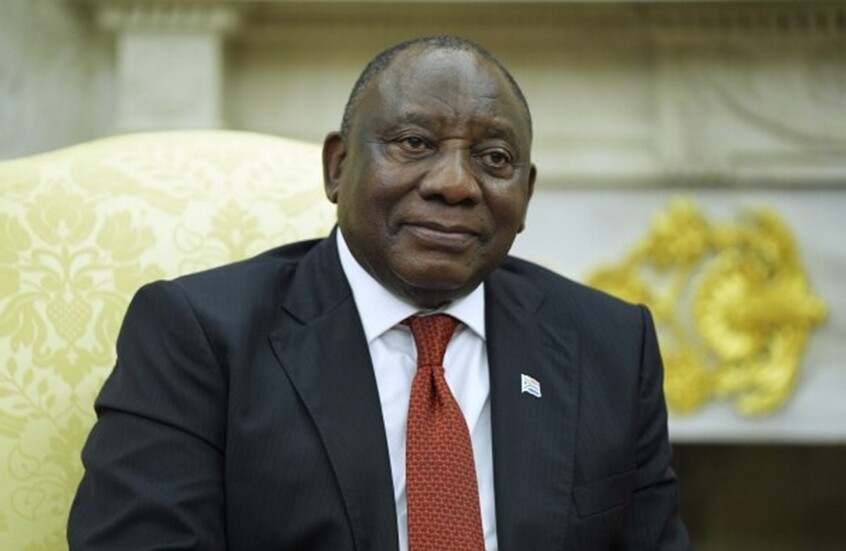 رئيس جنوب إفريقيا سيريل رامافوزا / AP