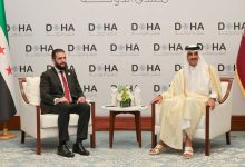 أمير قطر والرئيس السوري