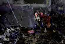 أضرار الغارة الإسرائيلية التي استهدفت مدينة صيدا / Gettyimages.ru