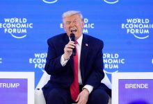 الرئيس الأمريكي دونالد ترامب خلال منتدى دافوس في سويسرا / AP