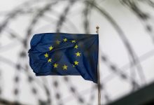 علم الاتحاد الأوروبي فوق مقر يعثة التكتل في تونس (صورة أرشيفية) / Legion-Media