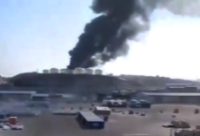 مسيرات تصيب خزانات الوقود في ميناء صلالة بسلطنة عمان / RT