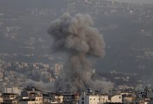 تصاعد الدخان من مناطق متفرقة في أعقاب الهجمات التي وقعت في منطقة الضاحية الجنوبية لبيروت، في 12 مارس 2026. / Gettyimages.ru