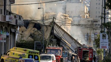 مبنى مستهدف في الضاحية الجنوبية يضم فرعا لجمعية القرض الحسن / Gettyimages.ru
