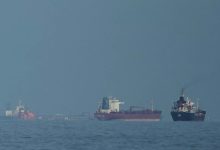 ناقلات نفط بالقرب من مضيق هرمز. صورة أرشيفية. / AP