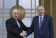 الرئيس التركي رجب طيب أردوغان ونظيره الجزائري عبد المجيد تبون / AP