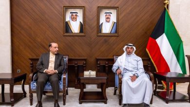 نائب وزير الخارجية الكويتي حمد سليمان المشعان يستدعي، السفير الإيراني لدى الكويت محمد توتونجي، ويسلمه مذكرة احتجاج / x.com/MOFAKuwait