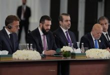 من اجتماع الوفدين السوري والفرنسي في قصر الشعب بدمشق بحضور الشرع وماكرون، 7 يوليو 2026. / وكالة سانا السورية