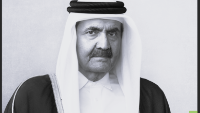 أمير قطر السابق الراحل الشيخ حمد بن خليفة آل ثاني / الديوان الأميري القطري / RT