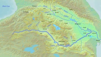 CC BY-SA 4.0 / Shannon / Map of the Aras River highlighted on a map of the Kura River watershed