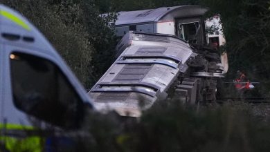 مكان الحادث، ضواحي مدينة لويس، بريطانيا، 13 أغسطس 2026 / AP