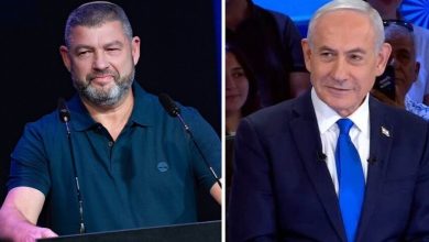 رئيس الوزراء الإسرائيلي بنيامين نتنياهو، ورئيس حزب "شعب إسرائيل" عوفر وينتر. / "تايمز أوف إسرائيل"