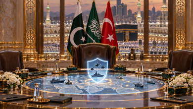السعودية وباكستان وتركيا تبحثان تفعيل "اتفاقية مكة للدفاع المشترك" ومساندة المملكة / صورة مولدة بالذكاء الاصطناعي