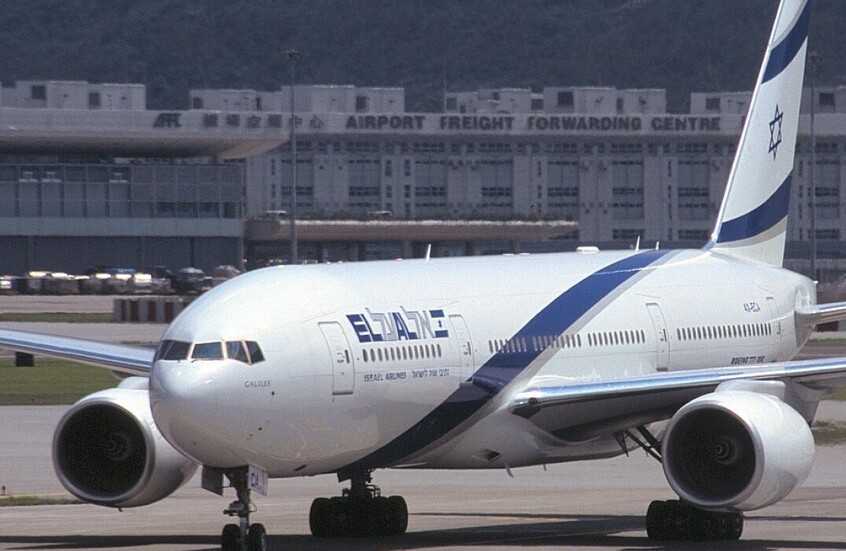 بوينغ 777-258ER، شركة إل عال الإسرائيلية للطيران / AP