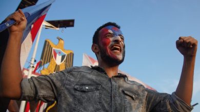 أنصار المجلس الانتقالي الجنوبي في تلبية لدعوات التعبئة ضد الحوثيين – عدن، 14 أكتوبر 2026 / AP
