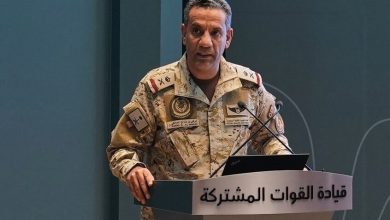 المتحدث الرسمي باسم قوات التحالف العربي لدعم الشرعية في اليمن اللواء الركن تركي المالكي / AP